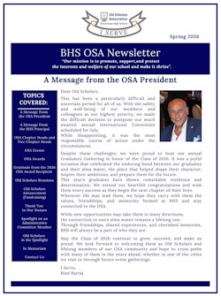 BHS OSA Newsletter – Spring 2026
